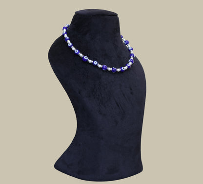 Blue Pearl Necklace