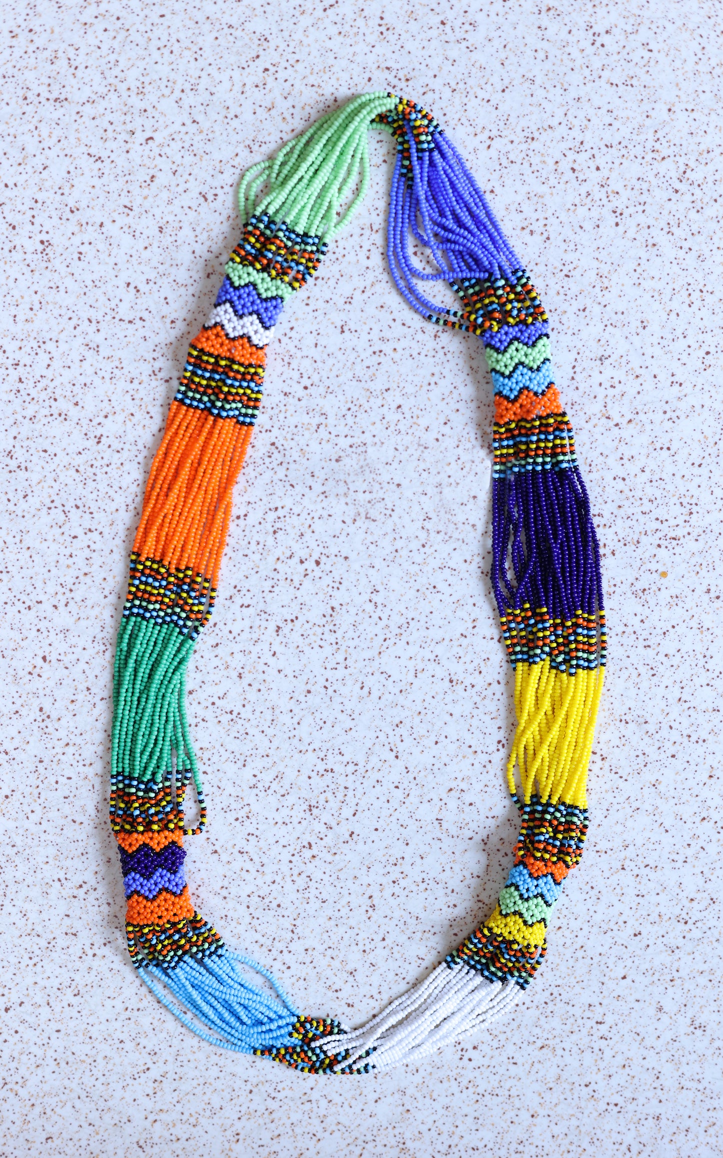 Southwest Seed Bead Necklace