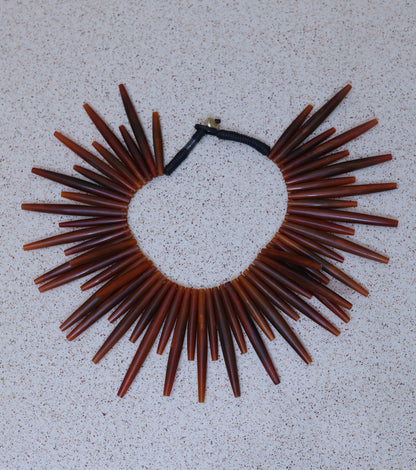 Honey Horn Pipe Necklace