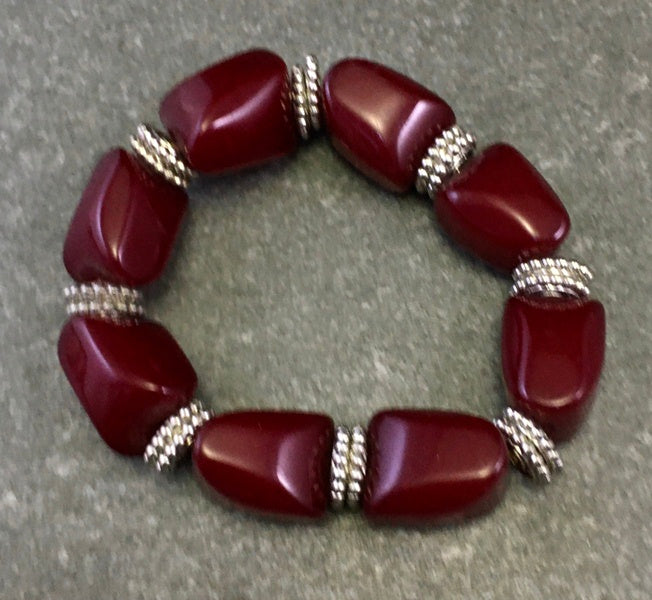 Silver Bead Bracelet