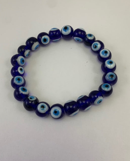 Blue Eye Glass Bracelet