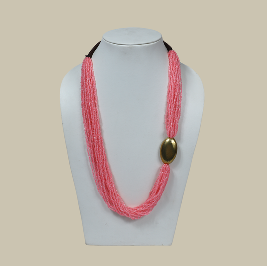 Pink Bead Necklace