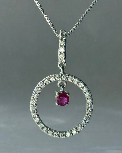 Ruby/Emerald Stone Pendant