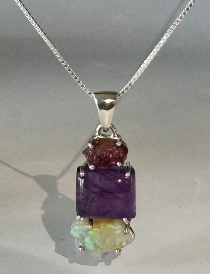 Pink Tourmaline Pendant