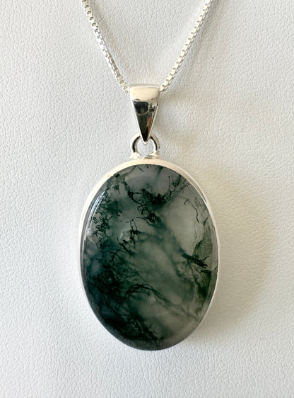 Moss Agate Pendant