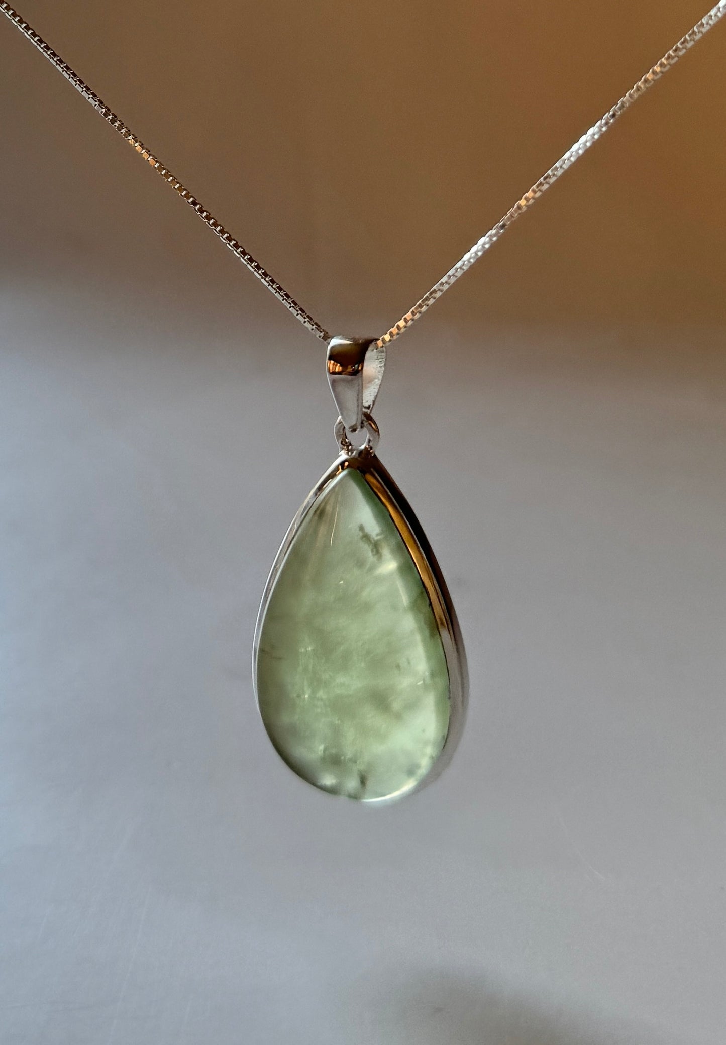 Moss Agate Stone Pendant