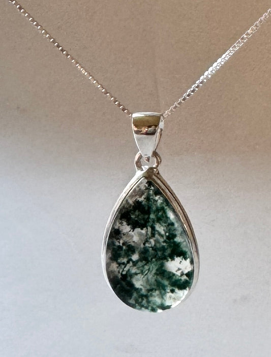 Moss Agate Pendant