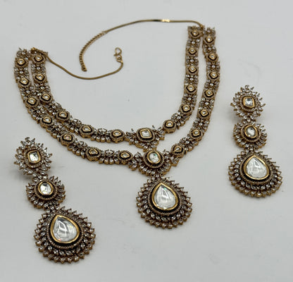 Gold Plated Polki Jewelry