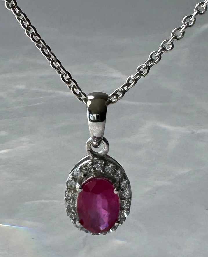 Ruby Gemstone Pendant